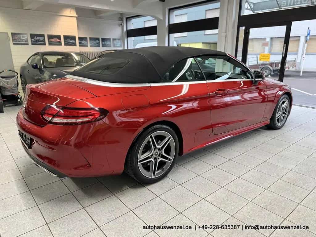 Mercedes-Benz C-Class 200 Cabrio AMG Aut. - nur 27 tkm - KAM CARPLAY 09/2018-photo-6