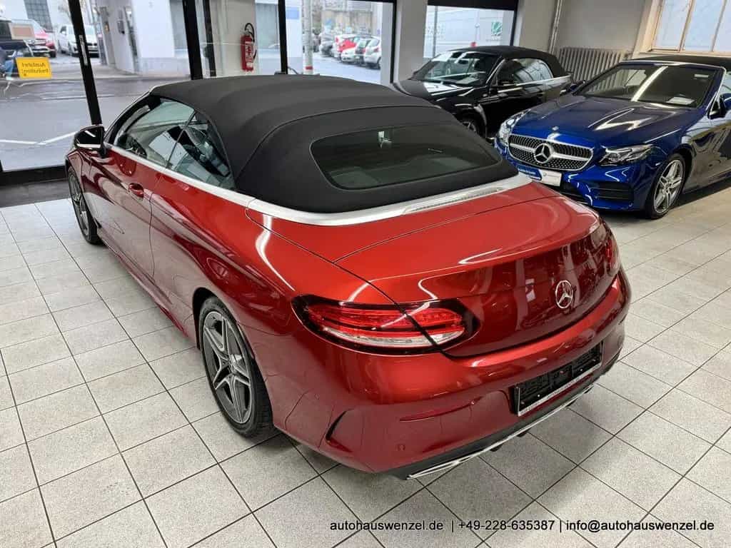 Mercedes-Benz C-Class 200 Cabrio AMG Aut. - nur 27 tkm - KAM CARPLAY 09/2018-photo-9