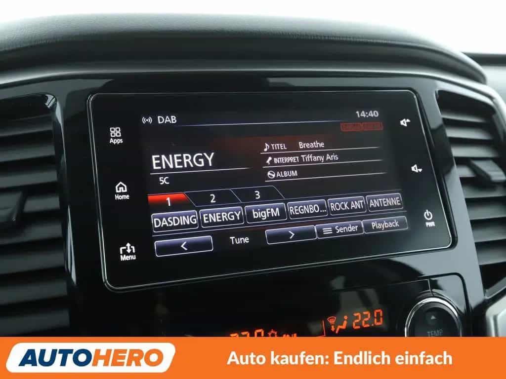 Mitsubishi L200 2.2 DI-D Top Doppelkabine 4WD Aut.*AHK*TEMP*CAM* 03/2022-photo-20