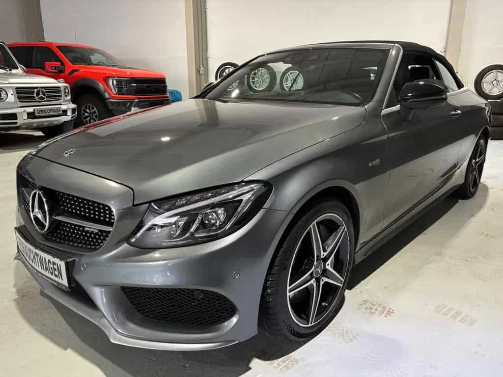 Mercedes-Benz C-Class 43 AMG Cabrio AMG-Performance 4-matic*Leder* 06/2018-photo-0