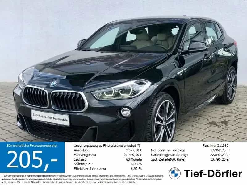 BMW X2 sDrive20d M Sport LED/NAVI+/HUD/LHZ/TEMPO/SAG 12/2019-photo-0