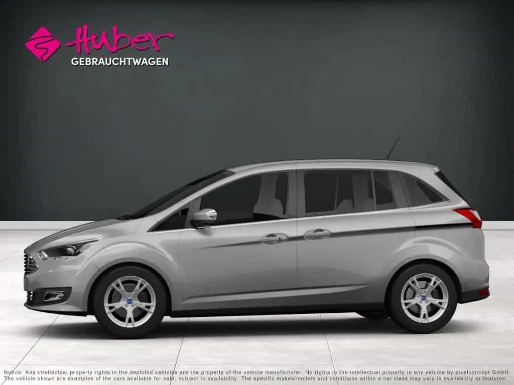 Ford Grand C-MAX TITANIUM 150PS (*AHK * SITZHEIZUNG*) 07/2018-photo-2