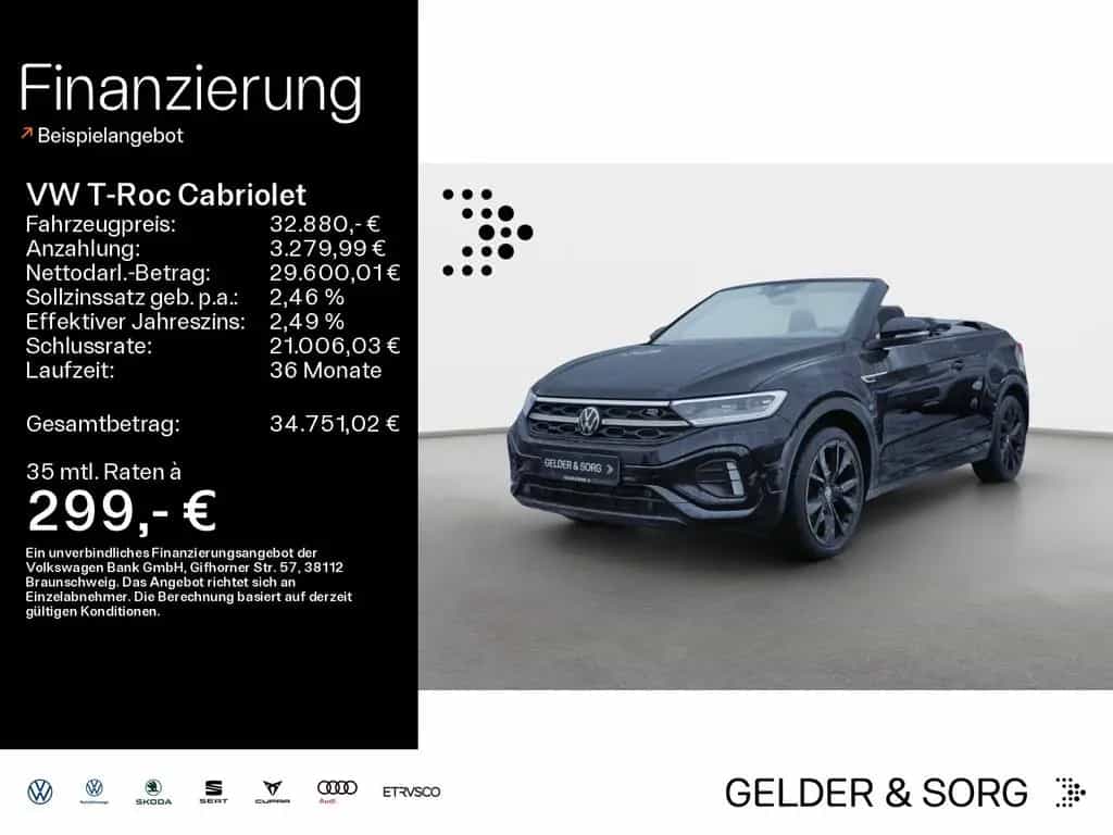 Volkswagen T-Roc Cabriolet R-Line*SteppLeder*Stand*19Z*AHK* 11/2023-photo-0