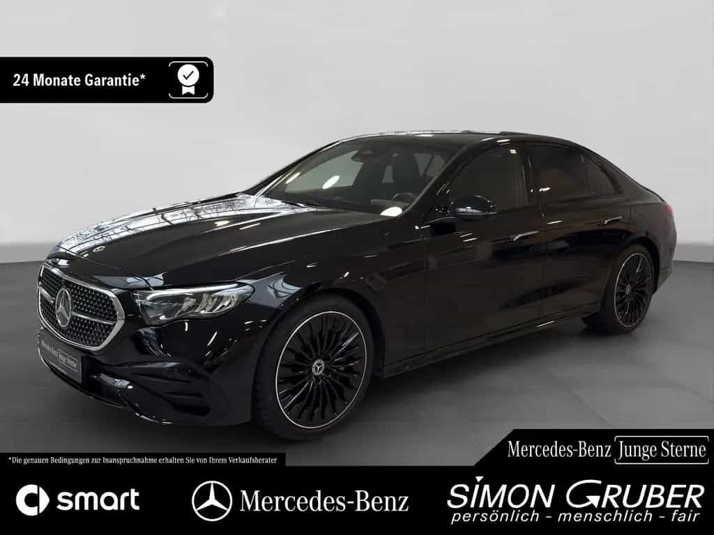 Mercedes-Benz E 220 d AMG Night Pano Superscreen Burm 20 Zoll 02/2025-photo-0