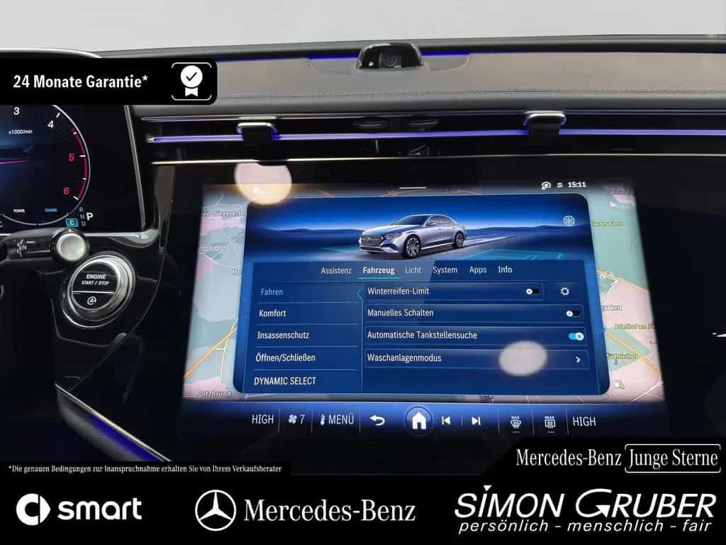Mercedes-Benz E 220 d AMG Night Pano Superscreen Burm 20 Zoll 02/2025-photo-18