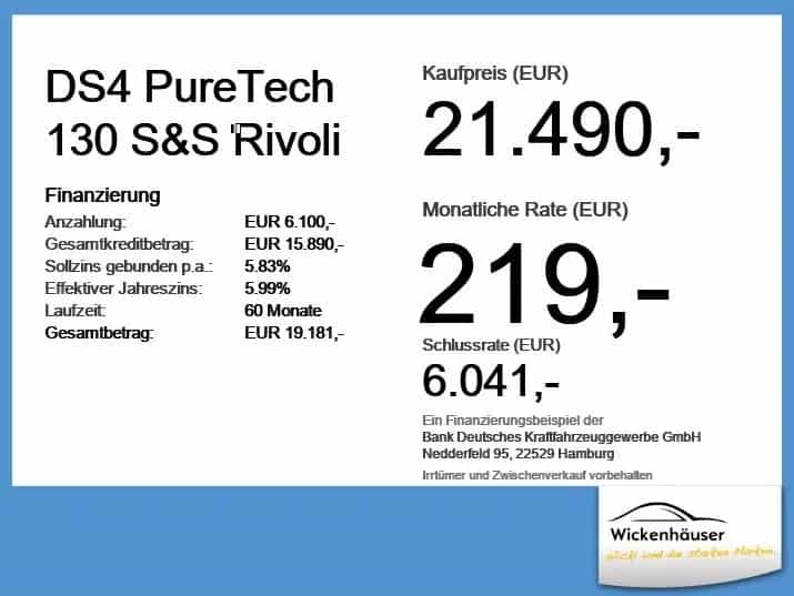 DS Automobiles DS4 PureTech 130 S&S Rivoli SHZ+2xKlima+PDC 10/2023-photo-3