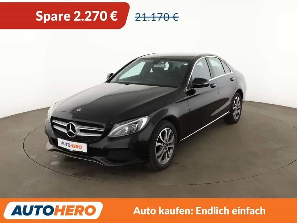 Mercedes-Benz C 180 CGI Avantgarde Aut.*LED*NAVI*TEMPO*PDC*SHZ 06/2018-photo-0