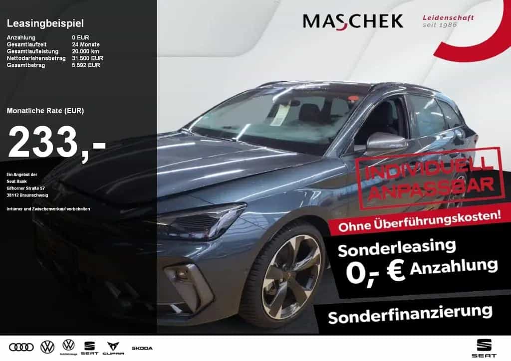 Cupra Leon ST Sonderleasing 1.5 eTSI Navi RearView Sit 07/2025-photo-0