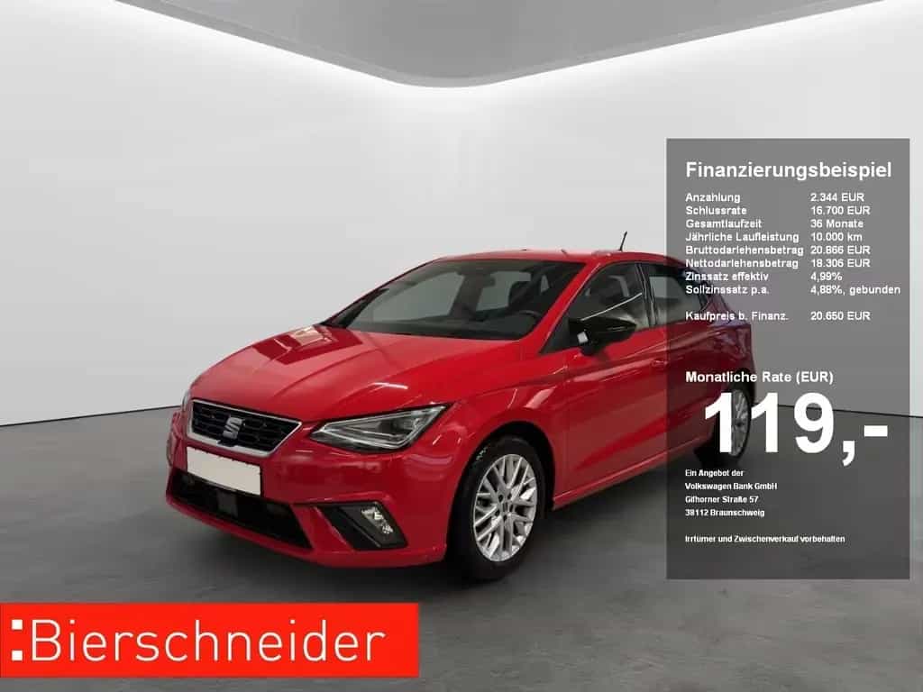 Seat Ibiza 1.0 TSI DSG FR Alcantara+LED+NAVI+KAMERA+A 03/2024-photo-0