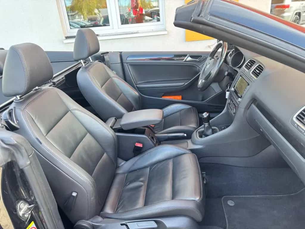 Volkswagen Golf VI Cabriolet=Leder-Xenon-Kamera-Navi-= 06/2011-photo-11