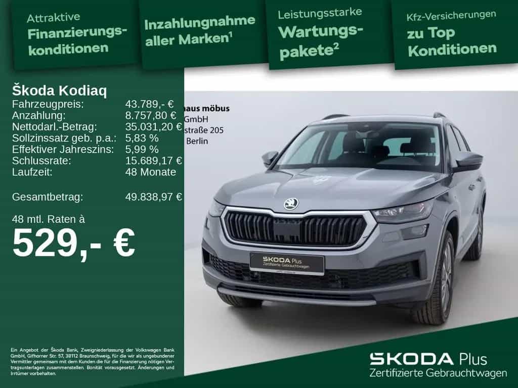 Skoda Kodiaq 2.0 TSI RS DSG*4x4*ACC*MATRIX*APP*DCC*NAV 03/2024-photo-1