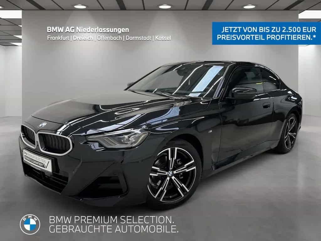 BMW 218 i Coupé M Sport Navi AHK Kamera HiFi LED 06/2025-photo-0