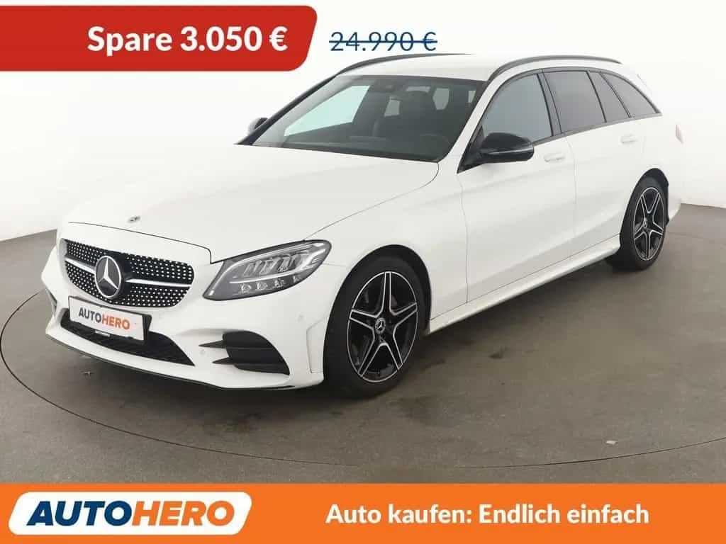 Mercedes-Benz C-Class 180 T AMG Line Aut.*LED*NAVI*TEMPO*PDC*SHZ* 09/2020-photo-0