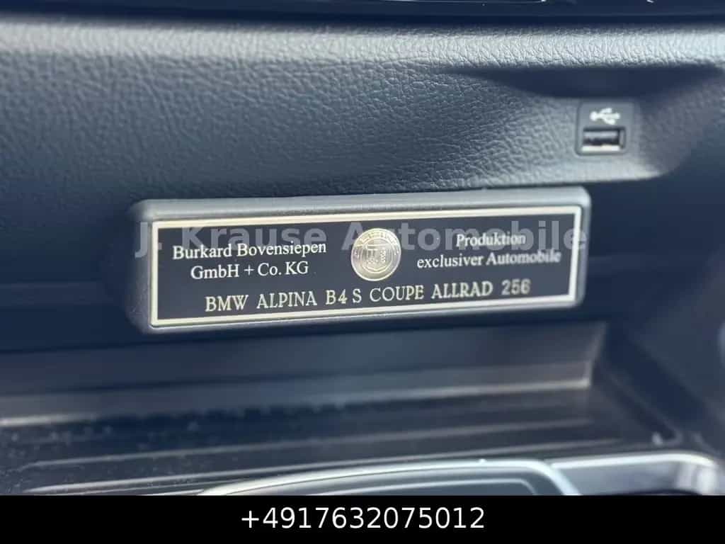 ALPINA B4 3.0 S Biturbo Allrad QP ACC H&K NETTO 31900€ 09/2017-photo-22