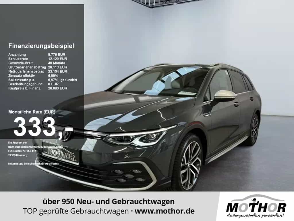 Volkswagen Golf VIII Variant Alltrack 2.0 TDI DSG 4x4 ACC 12/2021-photo-0