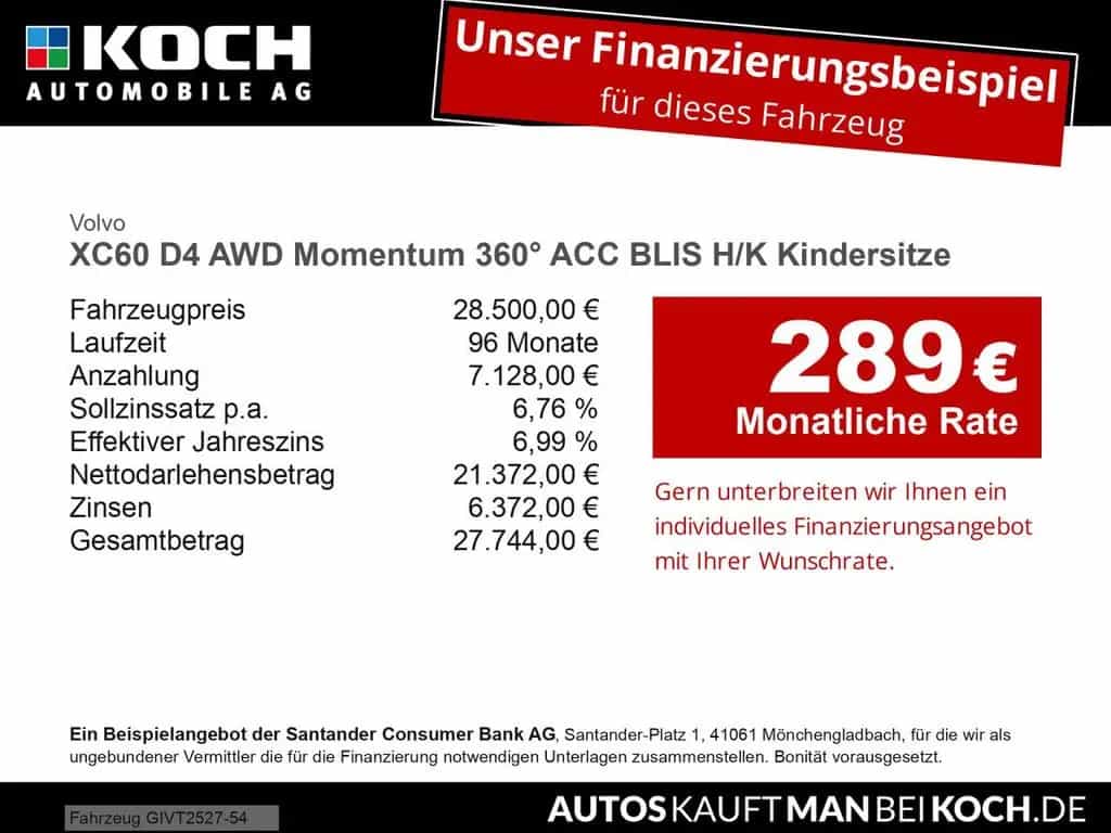 Volvo XC60 D4 AWD Momentum 360° ACC BLIS H/K Allrad 10/2018-photo-1
