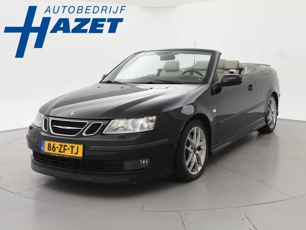 Saab 9-3 Cabrio 2.0T 210 PK AERO AUT. + LEDER | TREKH 12/2003-photo-0