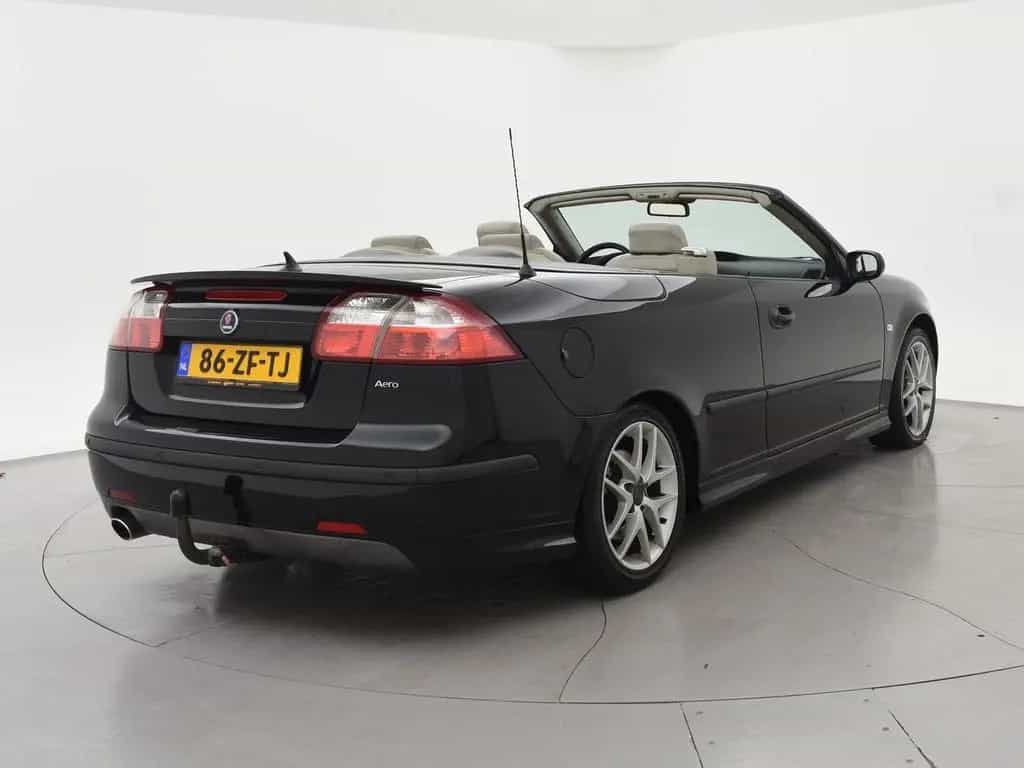 Saab 9-3 Cabrio 2.0T 210 PK AERO AUT. + LEDER | TREKH 12/2003-photo-1