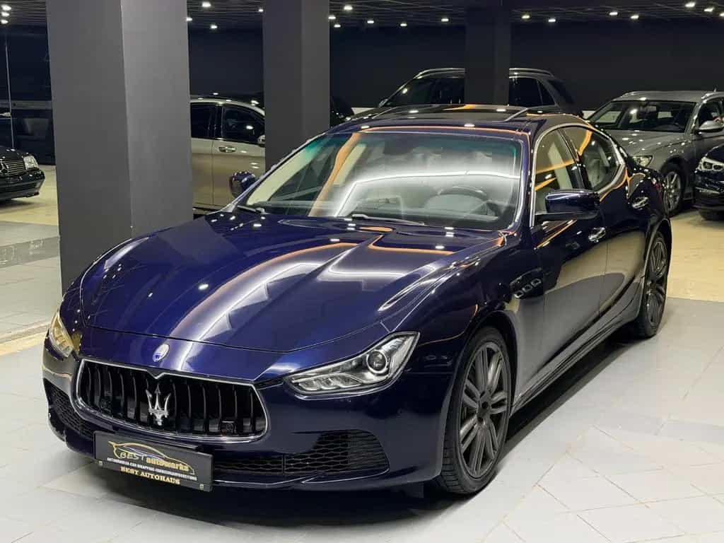 Maserati Ghibli Diesel*EURO6*KLIMA*S.DACH*LEDER*S.AUSPUFF 05/2016-photo-2