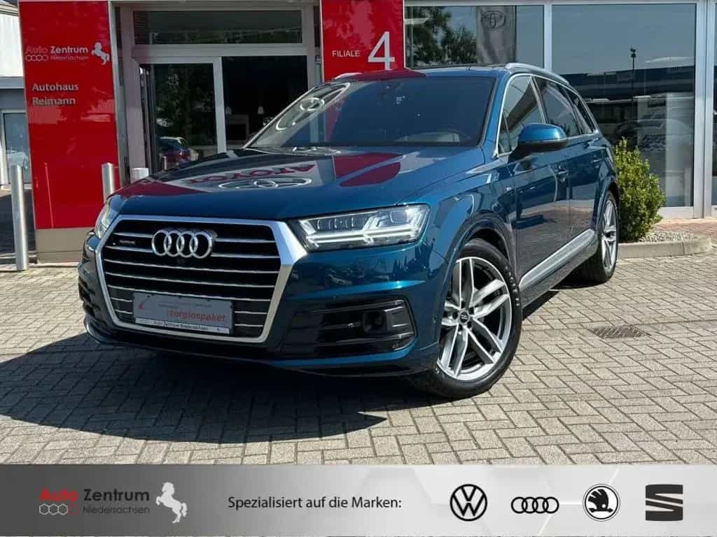 Audi Q7 TDI 3x S-Line BOSE AHK*PANO*LUFT*HeadUP*MATRX 02/2019-photo-0