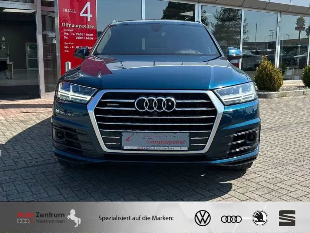 Audi Q7 TDI 3x S-Line BOSE AHK*PANO*LUFT*HeadUP*MATRX 02/2019-photo-1