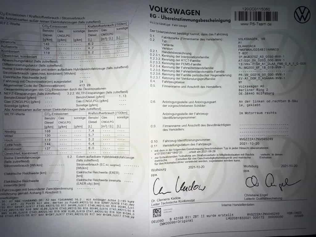 Volkswagen T-Roc Style | 1. Hand | 8 Räder inkl! | 19% MWST 12/2021-photo-33