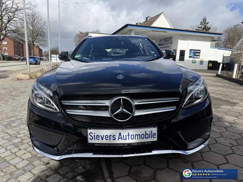 Mercedes-Benz C-Class 200 T Edition AMG 9G-Tronic Pano Leder AHK Nav 02/2018-photo-1