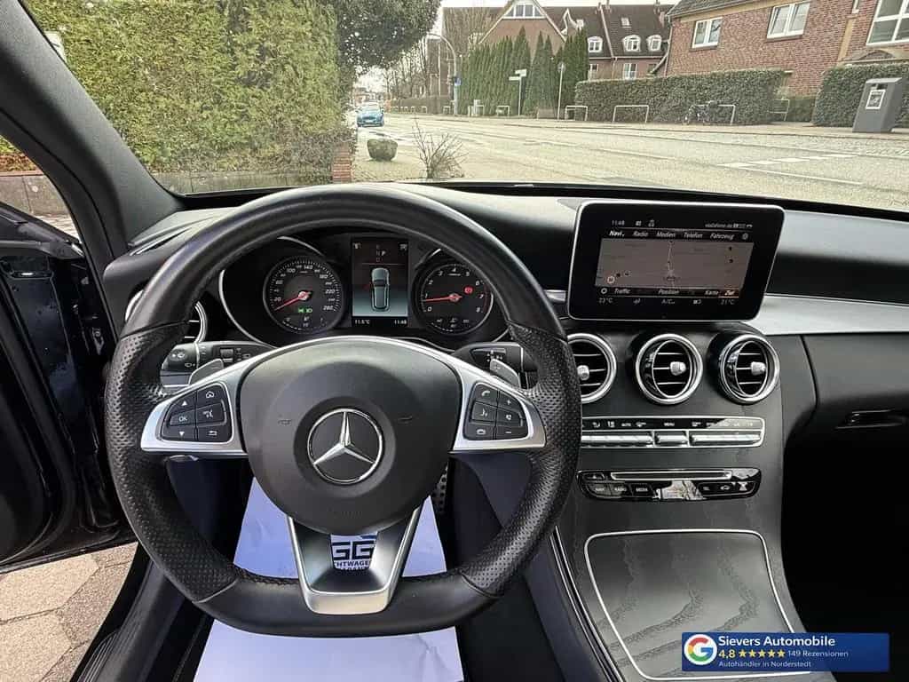 Mercedes-Benz C-Class 200 T Edition AMG 9G-Tronic Pano Leder AHK Nav 02/2018-photo-15