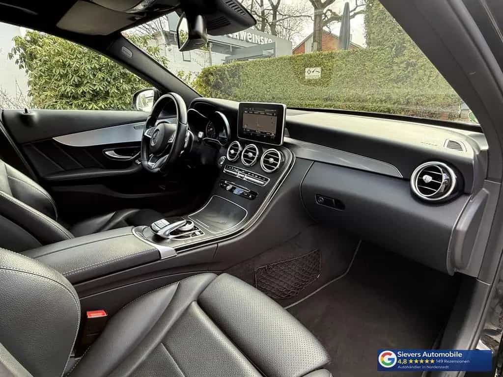 Mercedes-Benz C-Class 200 T Edition AMG 9G-Tronic Pano Leder AHK Nav 02/2018-photo-18