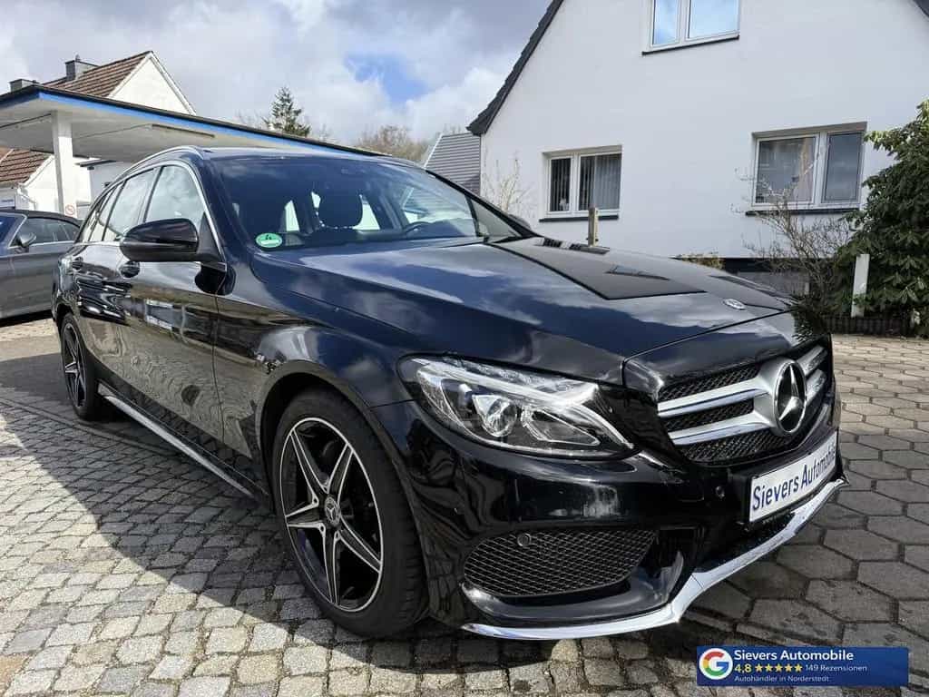 Mercedes-Benz C-Class 200 T Edition AMG 9G-Tronic Pano Leder AHK Nav 02/2018-photo-2