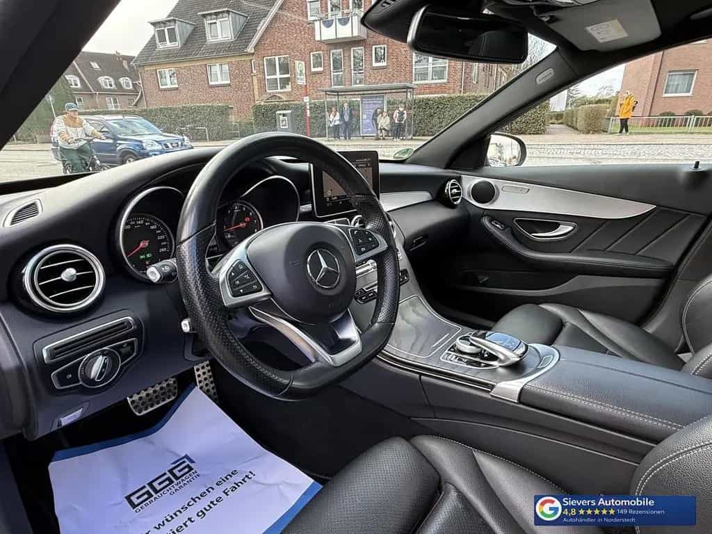 Mercedes-Benz C-Class 200 T Edition AMG 9G-Tronic Pano Leder AHK Nav 02/2018-photo-9