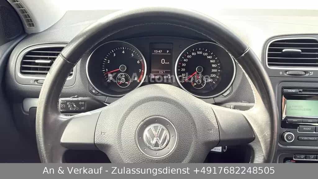 Volkswagen Golf VI Team AUTOMATIK/GARANTIE/UNFALLFREI 01/2011-photo-11