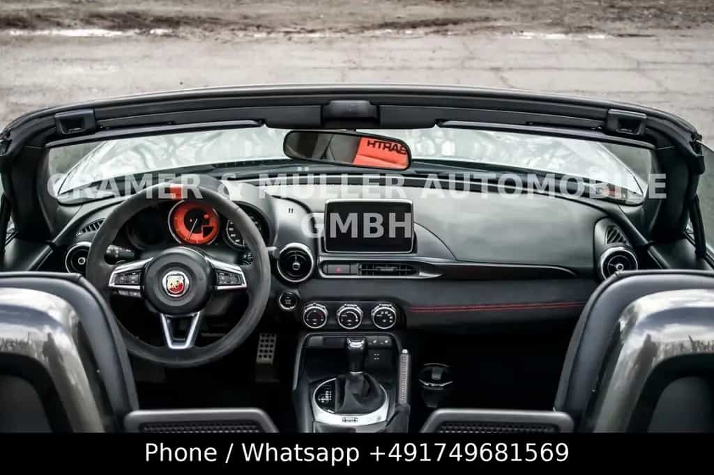 Abarth 124 Spider GT Automatik Scheckheft Unfallfrei 12/2018-photo-16