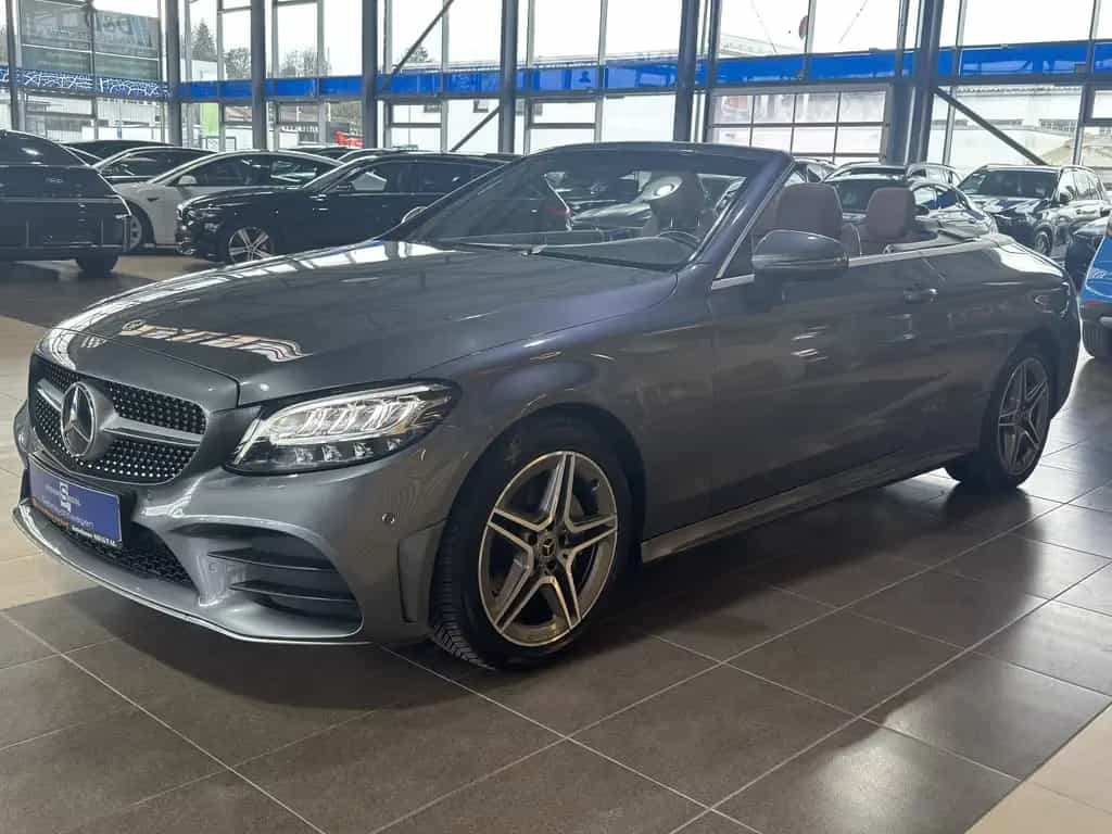 Mercedes-Benz C-Class 180 AMG Paket Leder LED Tempomat R.Cam Navi 04/2019-photo-2
