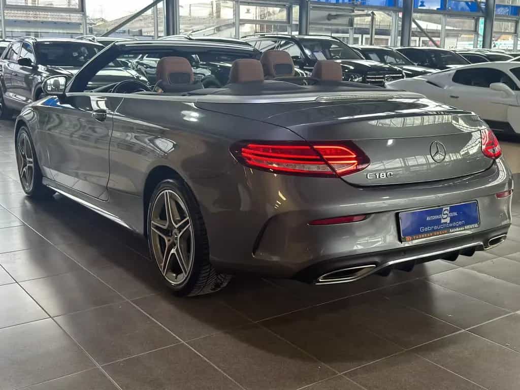 Mercedes-Benz C-Class 180 AMG Paket Leder LED Tempomat R.Cam Navi 04/2019-photo-3