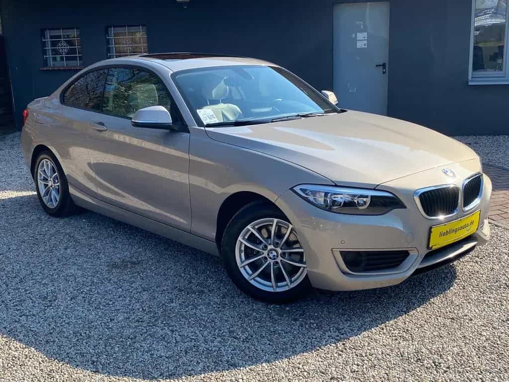 BMW 2 Series 220i Coupé Automatik Leder Schiebedach Navi SHZ 11/2015-photo-1