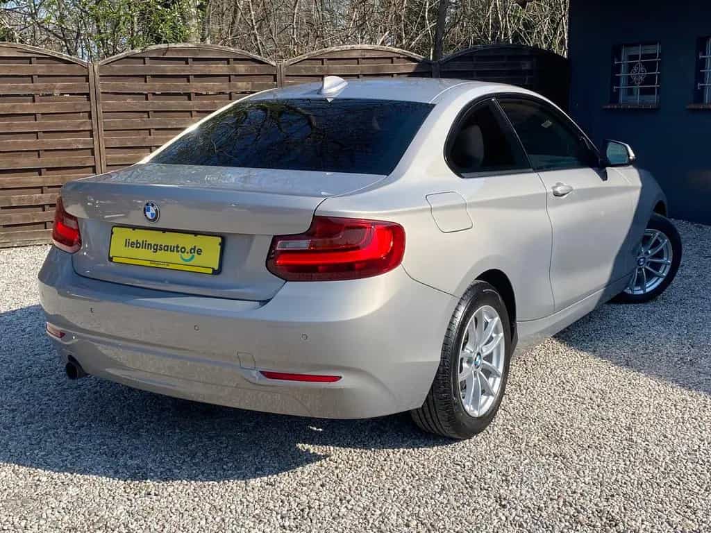 BMW 2 Series 220i Coupé Automatik Leder Schiebedach Navi SHZ 11/2015-photo-4