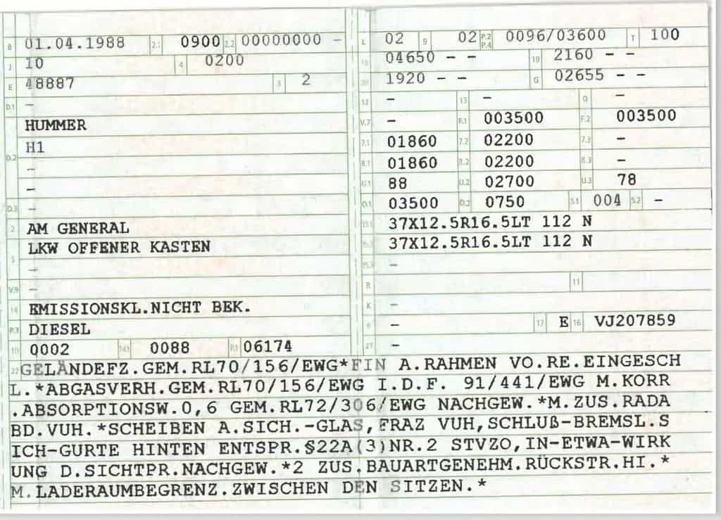 Hummer H1 04/1988-photo-14