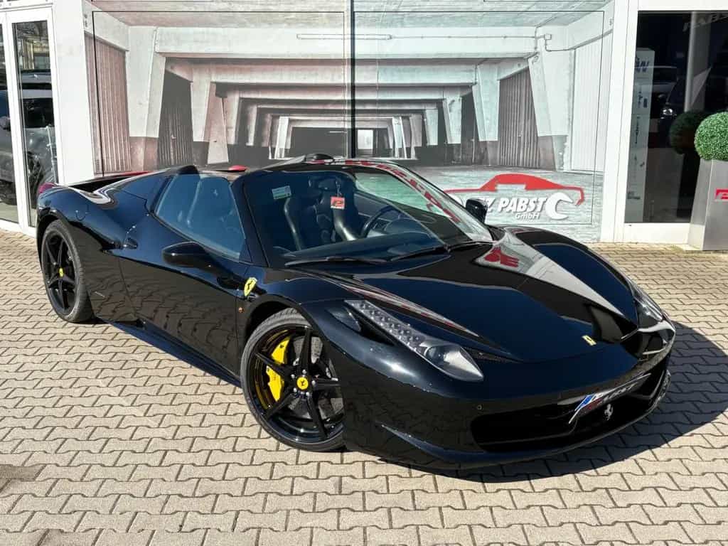 Ferrari 458 Spider Racing Seats LED Lenkrad POWER GARANT 07/2013-photo-2