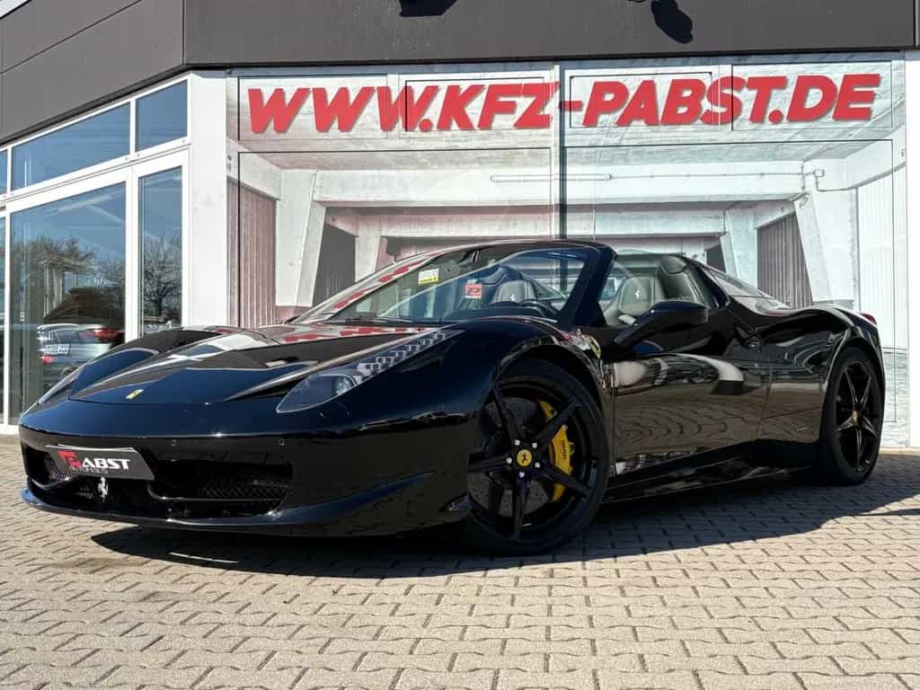 Ferrari 458 Spider Racing Seats LED Lenkrad POWER GARANT 07/2013-photo-4