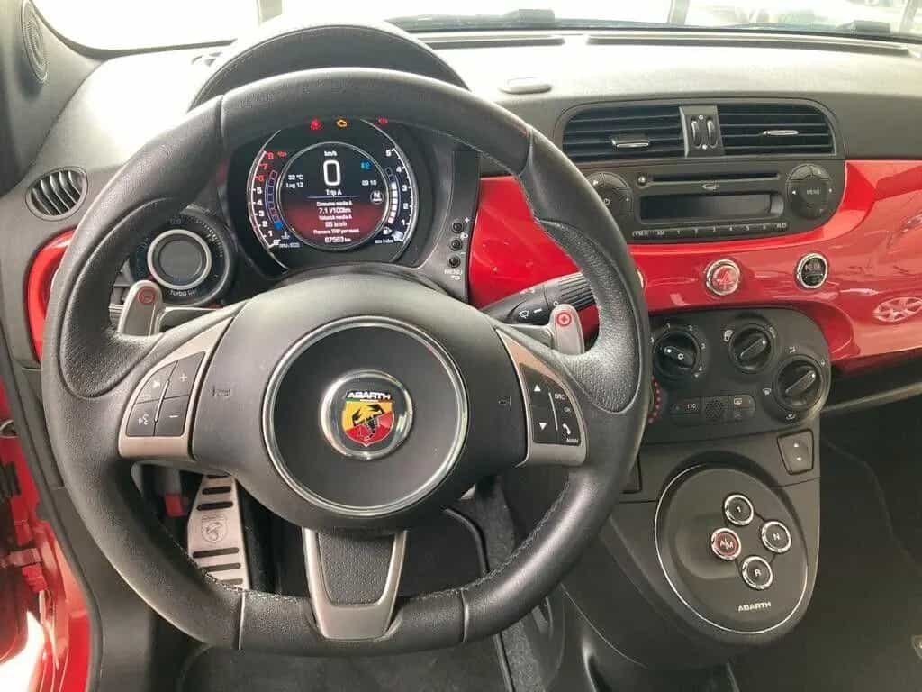 Abarth 500 1.4 Turbo T-Jet MTA Custom "Tetto pan 04/2015-photo-11