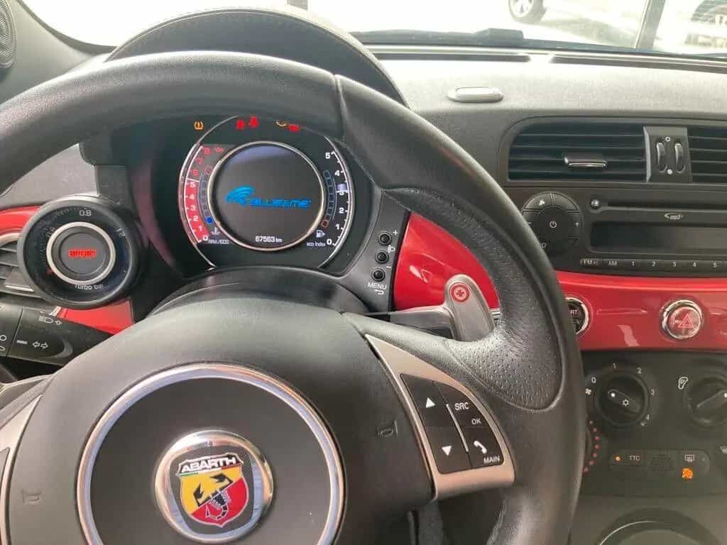Abarth 500 1.4 Turbo T-Jet MTA Custom "Tetto pan 04/2015-photo-12