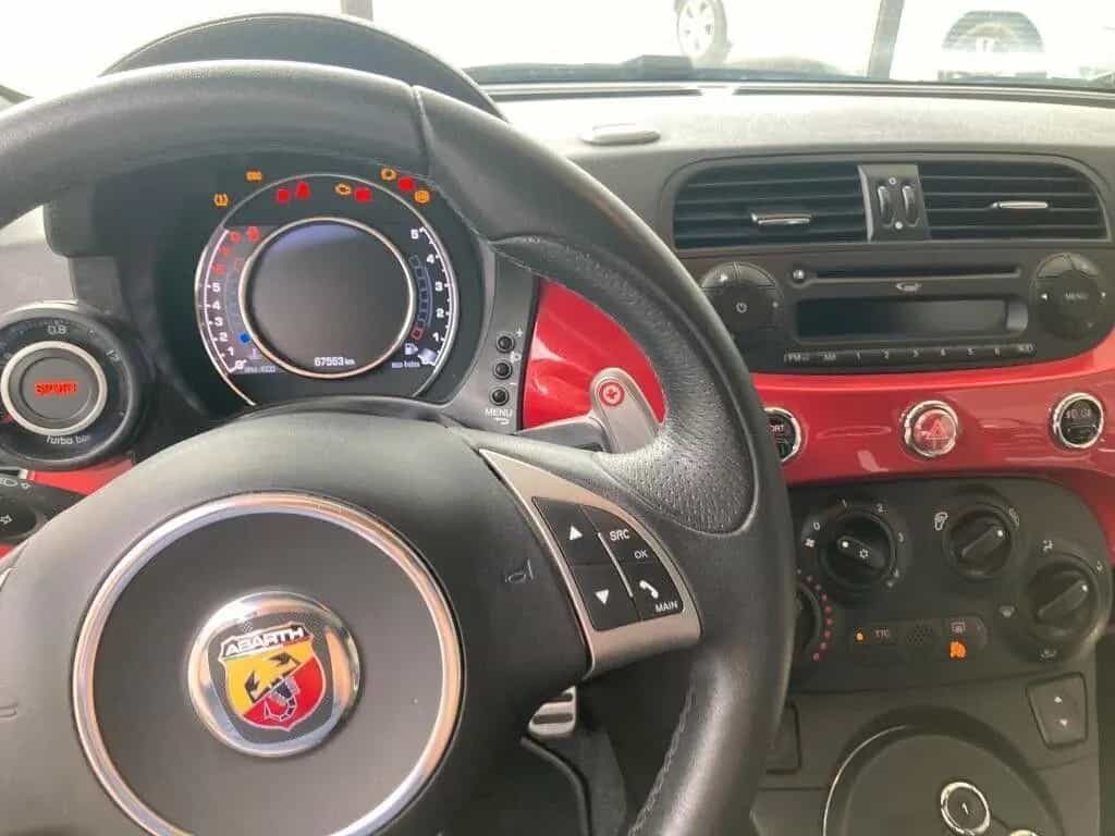 Abarth 500 1.4 Turbo T-Jet MTA Custom "Tetto pan 04/2015-photo-6