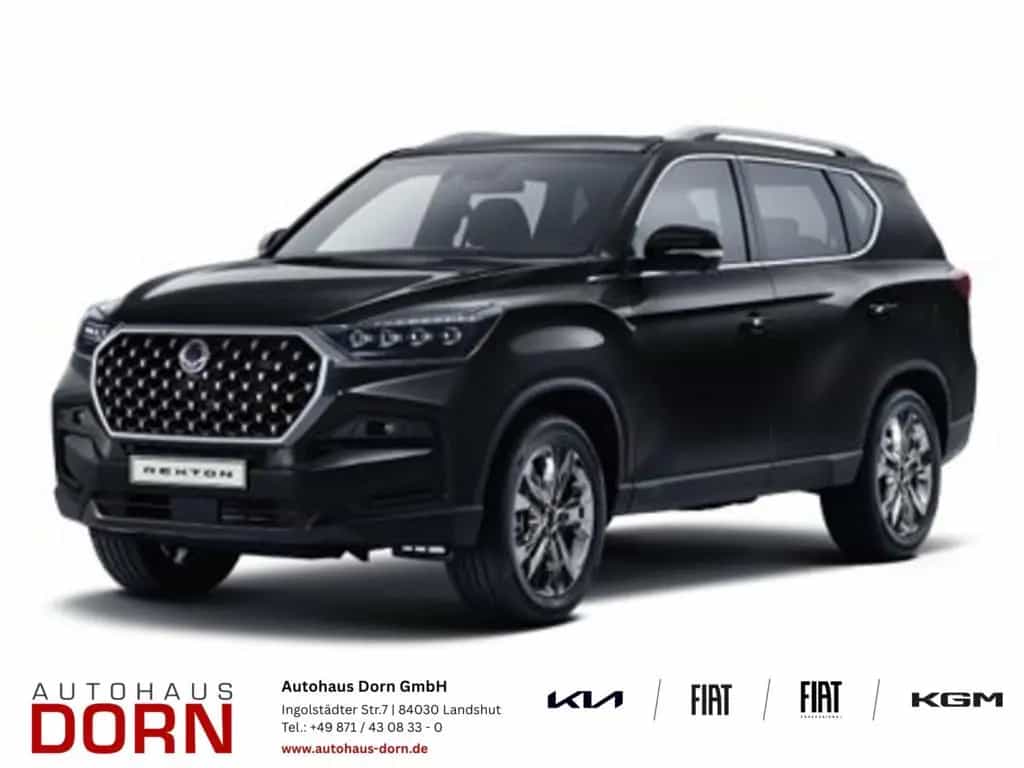 KGM Rexton Black 2.2D AWD AT8 Leder-/ 360° Kamera null-photo-0