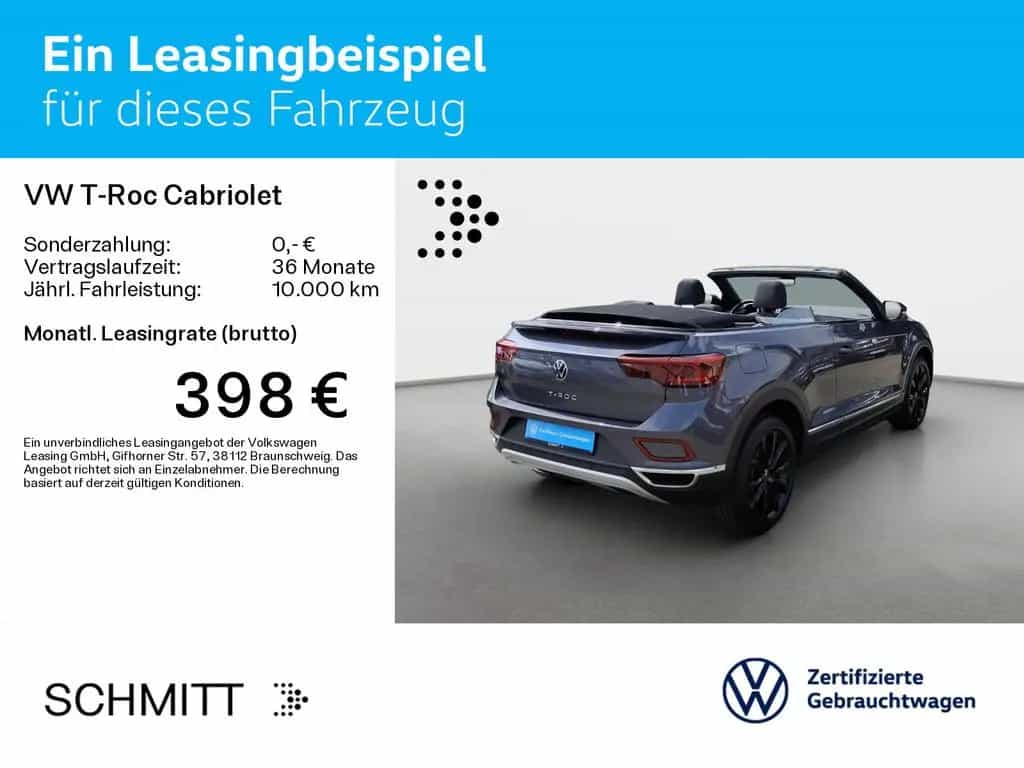 Volkswagen T-Roc Cabriolet 1.5 TSI DSG STYLE*BLACK-STYLE*IQ 01/2023-photo-2