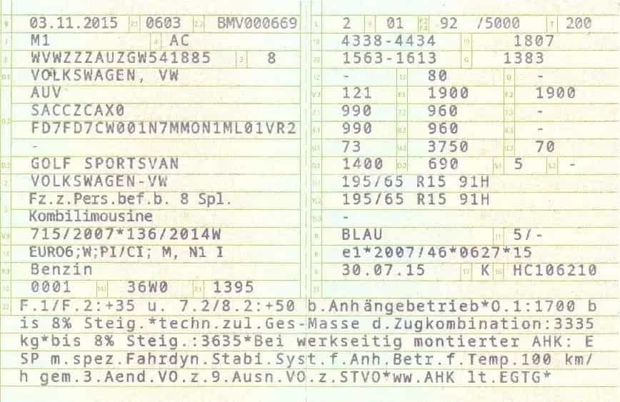 Volkswagen Golf Sportsvan VII 1.4 Automatik Klimaautomatik 11/2015-photo-14