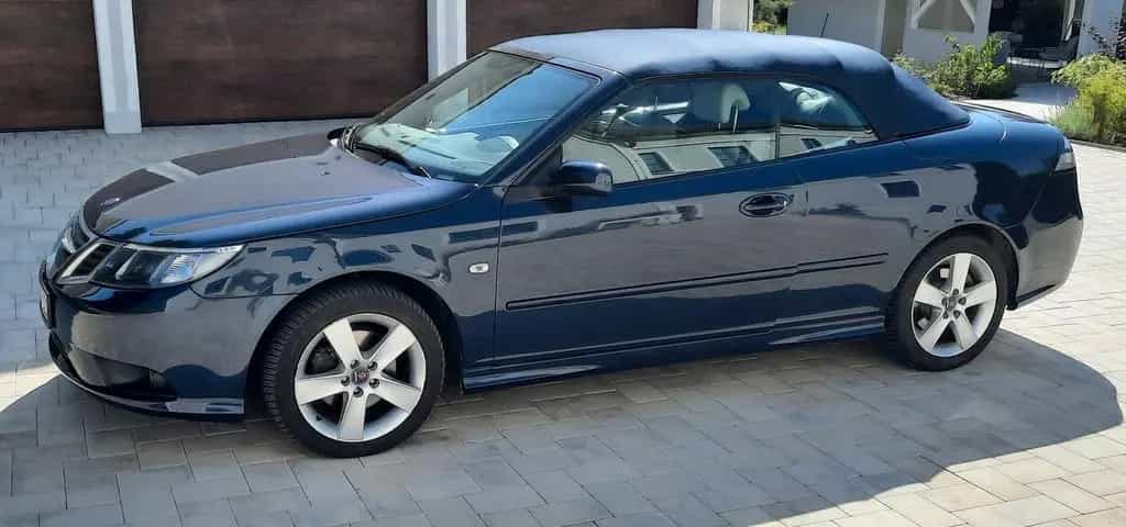 Saab 9-3 Cabrio 2.0 Vector dunkelblau / beige 09/2008-photo-1