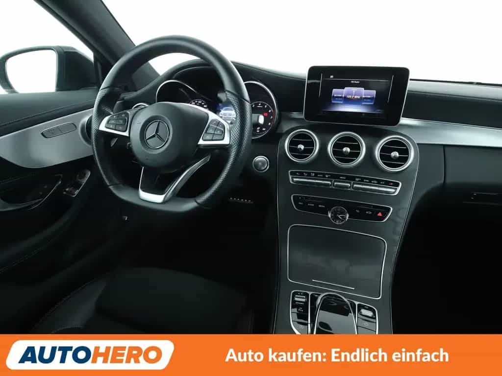 Mercedes-Benz C-Class 180 AMG Line Aut.*NAVI*LED*PDC*SHZ*TEMPO*KLIMA 10/2016-photo-12