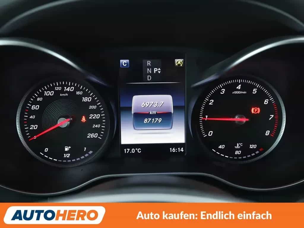 Mercedes-Benz C-Class 180 AMG Line Aut.*NAVI*LED*PDC*SHZ*TEMPO*KLIMA 10/2016-photo-19