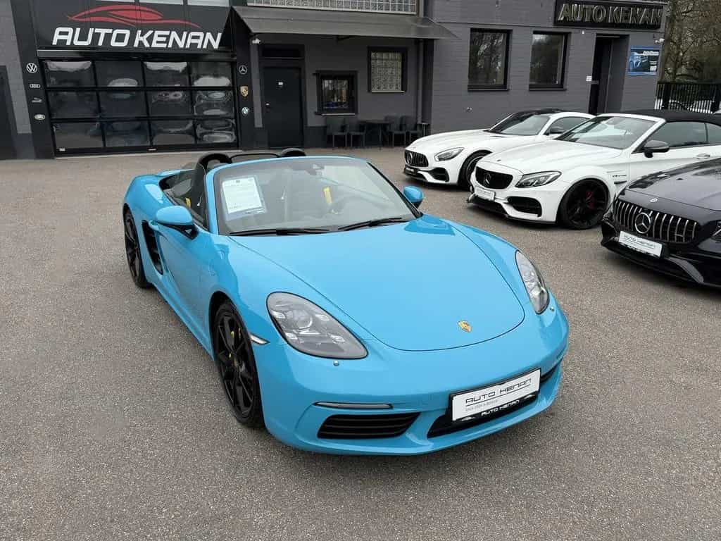 Porsche 718 Boxster miamiblau PCM/SAGA/PDLS+/PASM/Leder 07/2018-photo-20